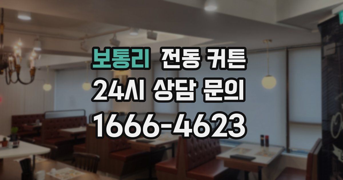 보통리 전동 커튼