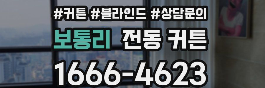보통리 전동 커튼