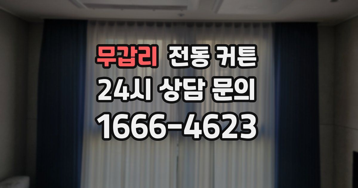 무갑리 전동 커튼