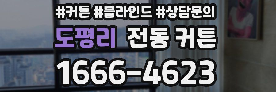 도평리 전동 커튼