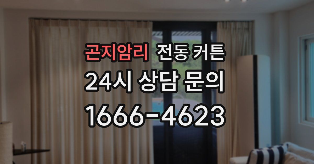 곤지암리 전동 커튼