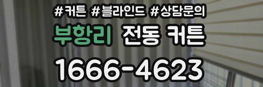 부항리 전동 커튼