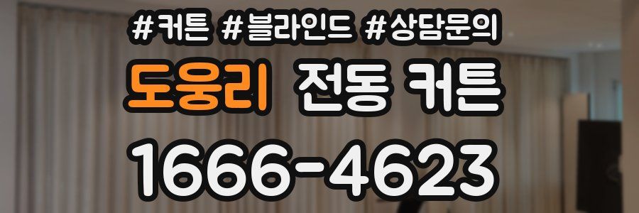 도웅리 전동 커튼