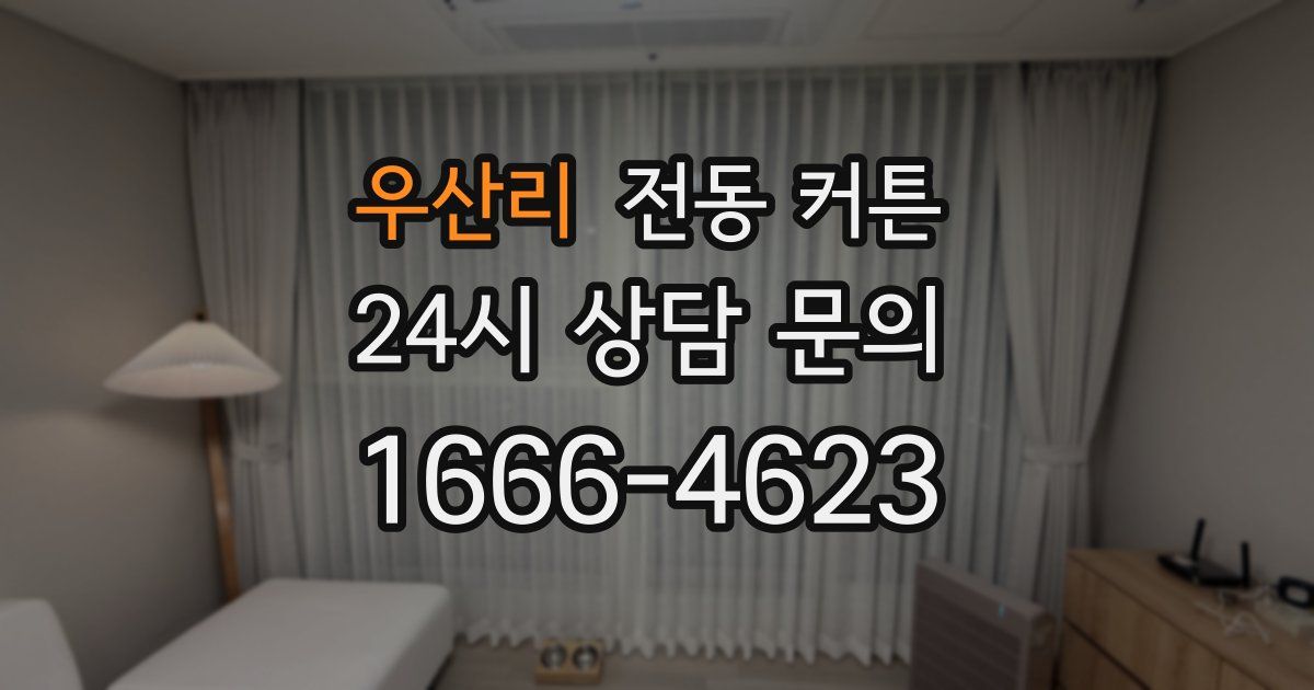 우산리 전동 커튼