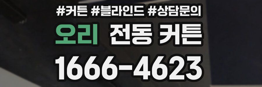 오리 전동 커튼