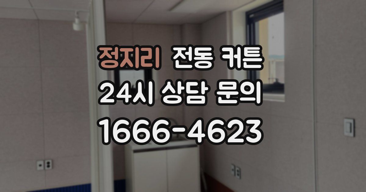 정지리 전동 커튼