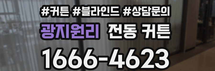 광지원리 전동 커튼