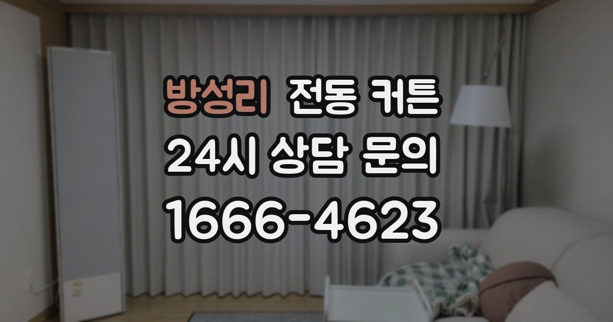 방성리 전동 커튼