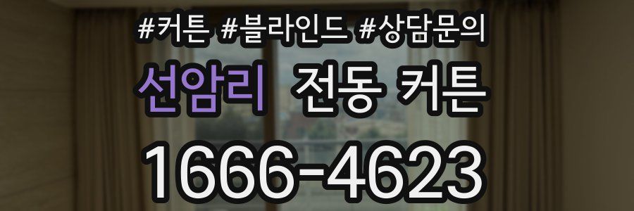 선암리 전동 커튼