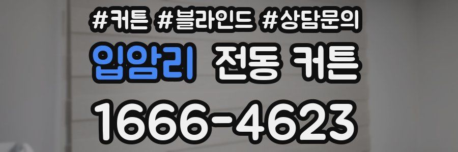 입암리 전동 커튼