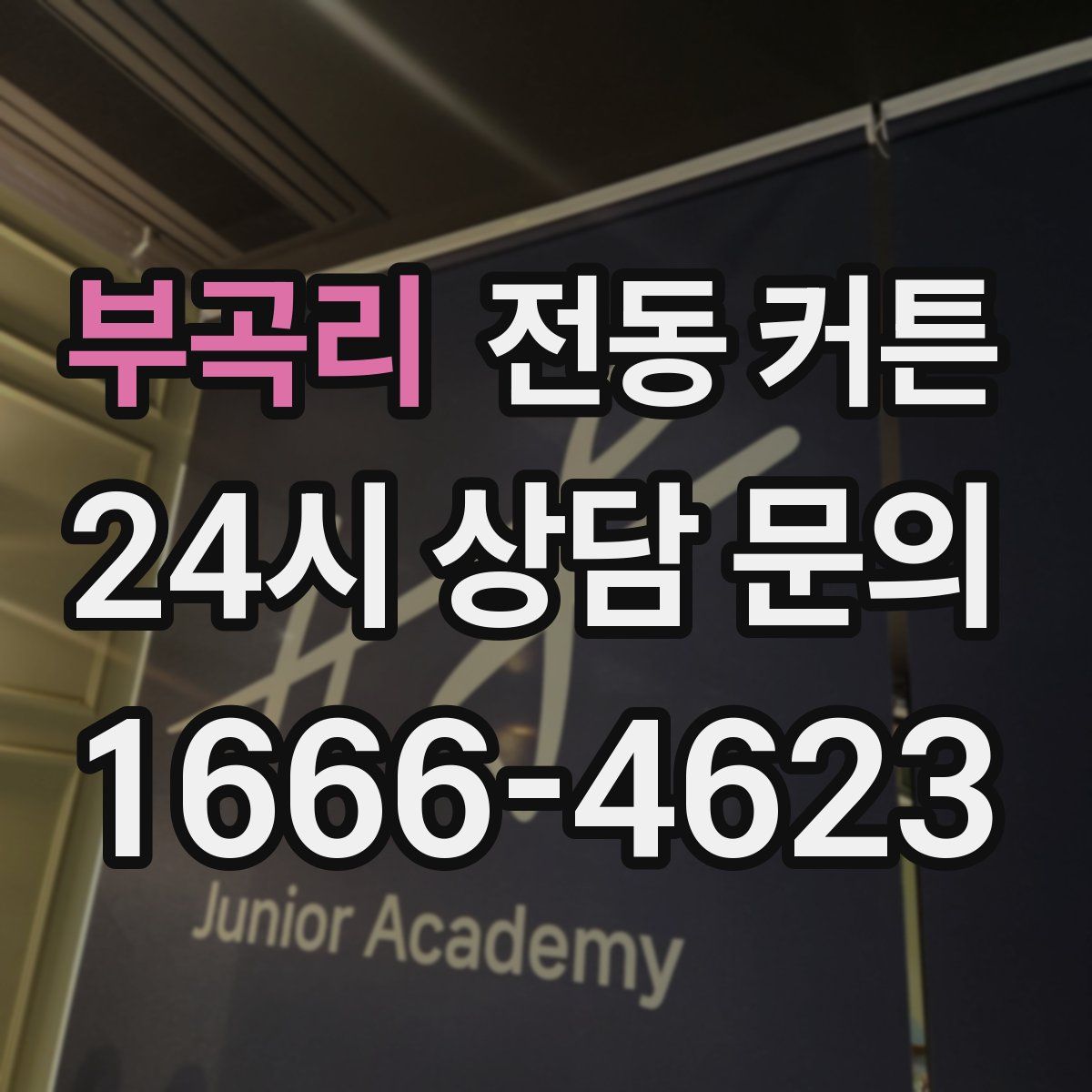 부곡리 전동 커튼