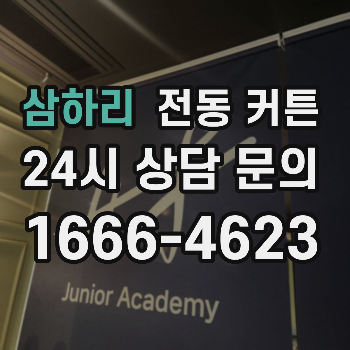 삼하리 전동 커튼