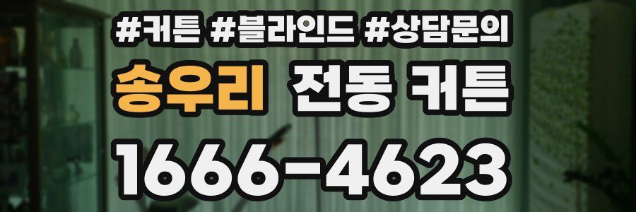 송우리 전동 커튼