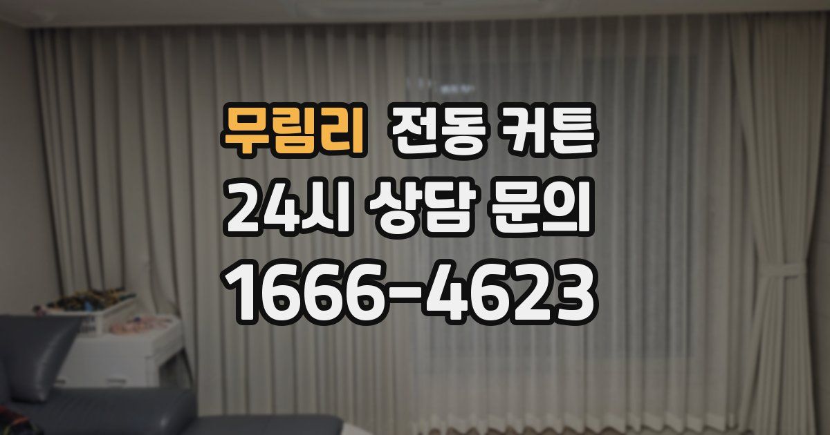 무림리 전동 커튼