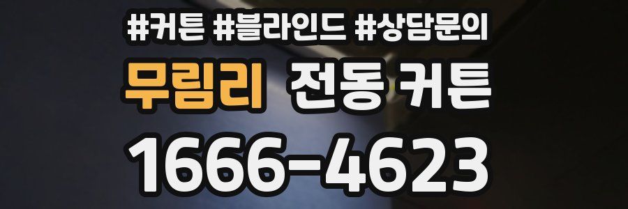 무림리 전동 커튼