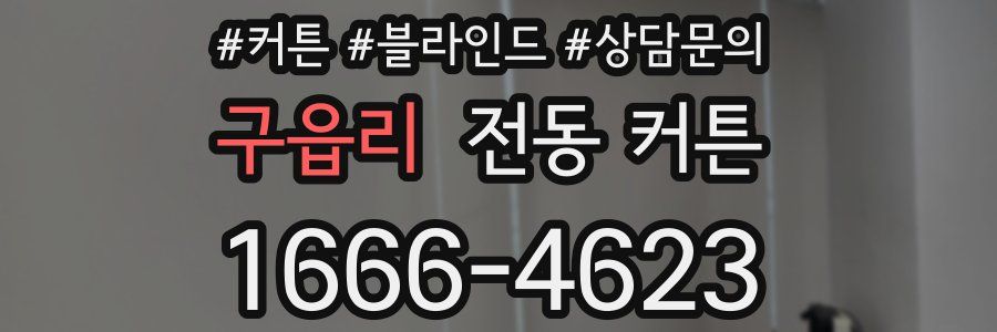 구읍리 전동 커튼