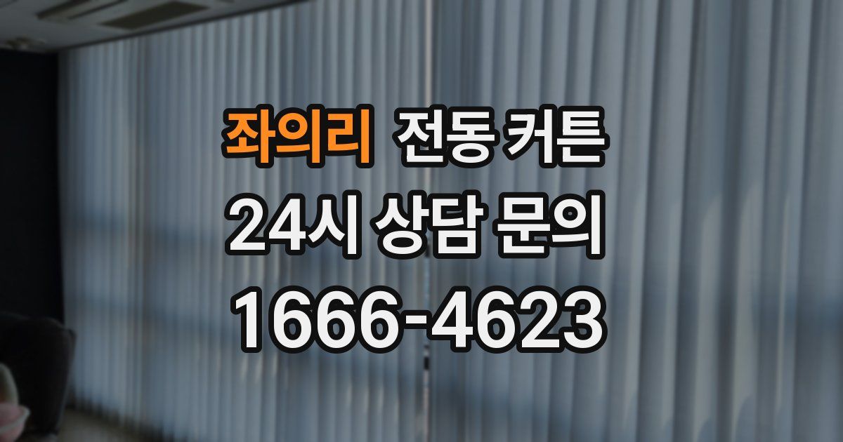 좌의리 전동 커튼