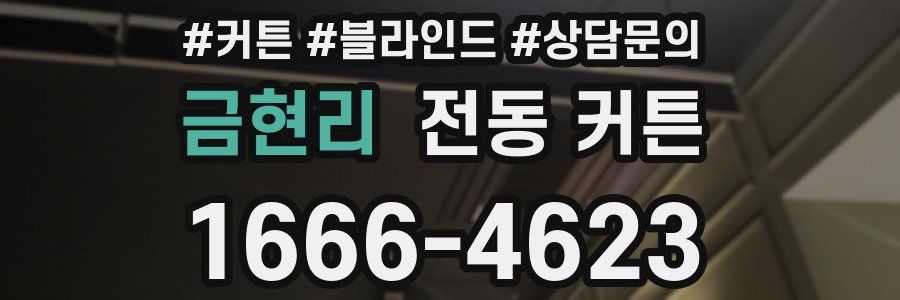 금현리 전동 커튼