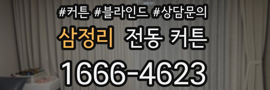 삼정리 전동 커튼