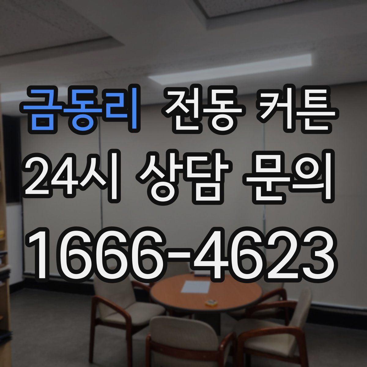 금동리 전동 커튼