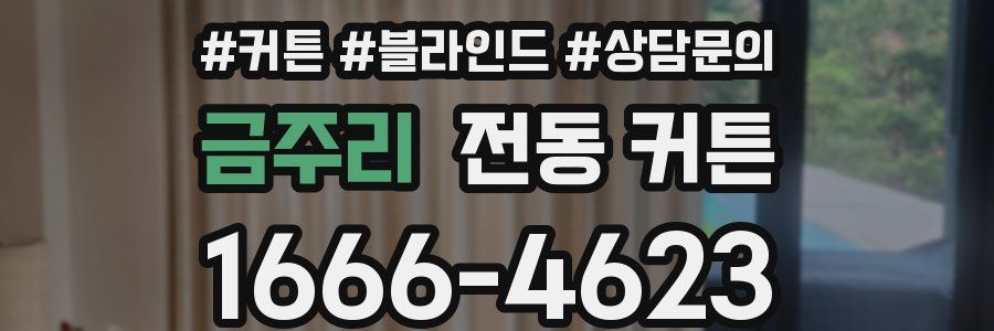 금주리 전동 커튼