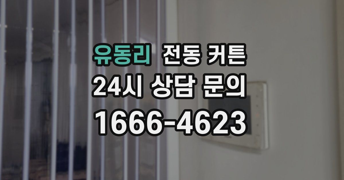 유동리 전동 커튼