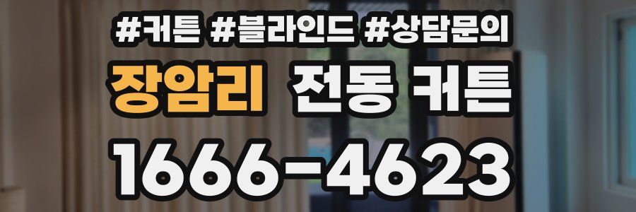 장암리 전동 커튼