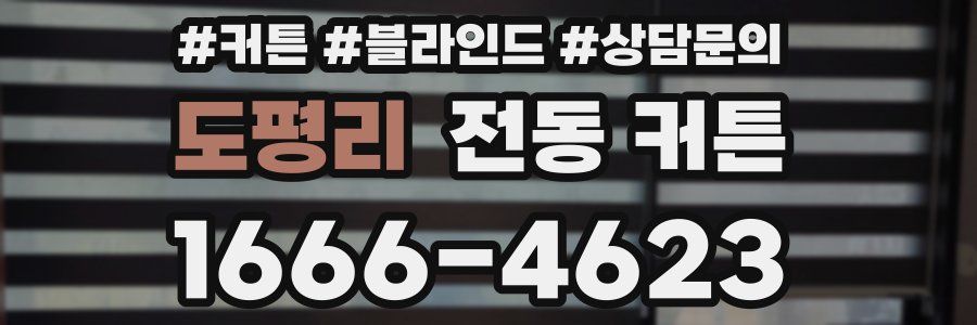 도평리 전동 커튼