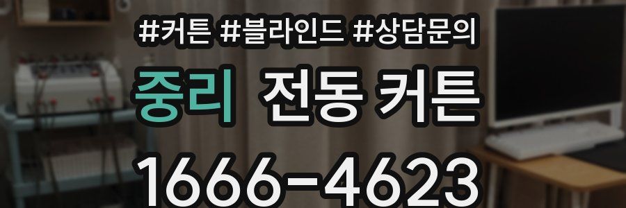 중리 전동 커튼