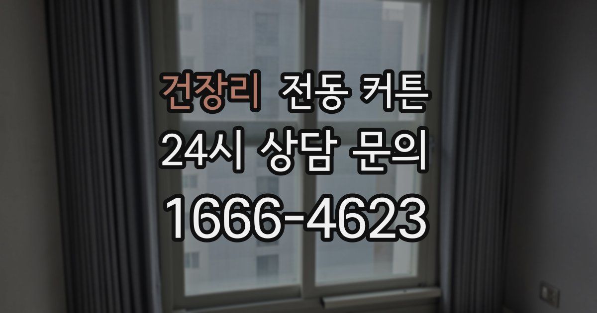 건장리 전동 커튼