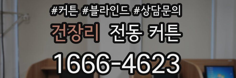 건장리 전동 커튼