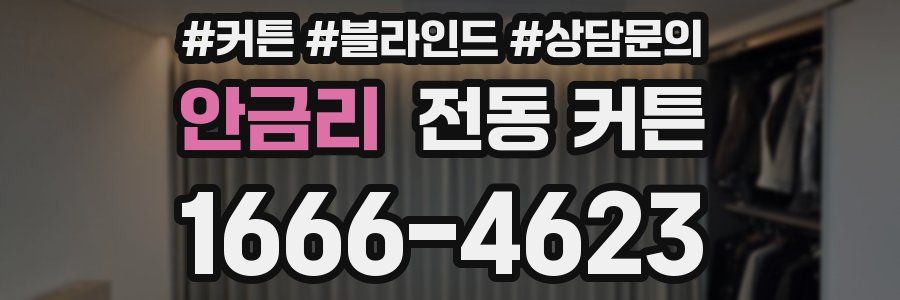 안금리 전동 커튼
