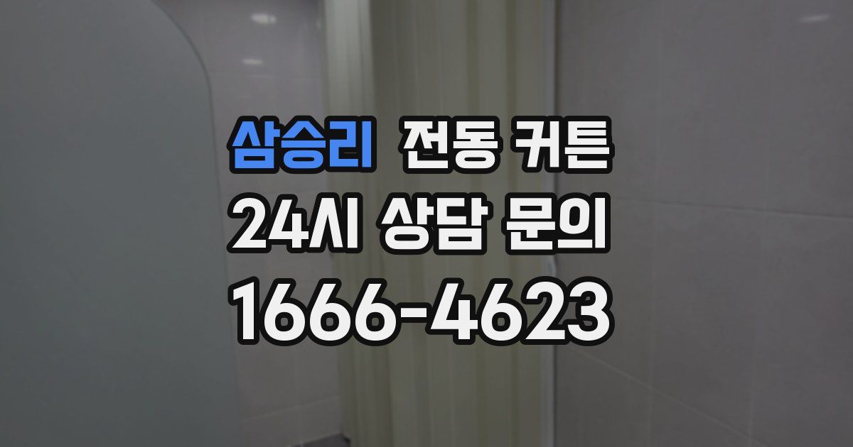 삼승리 전동 커튼