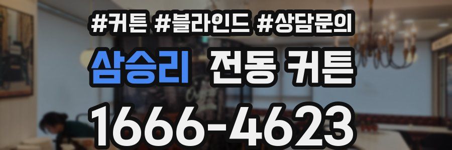 삼승리 전동 커튼
