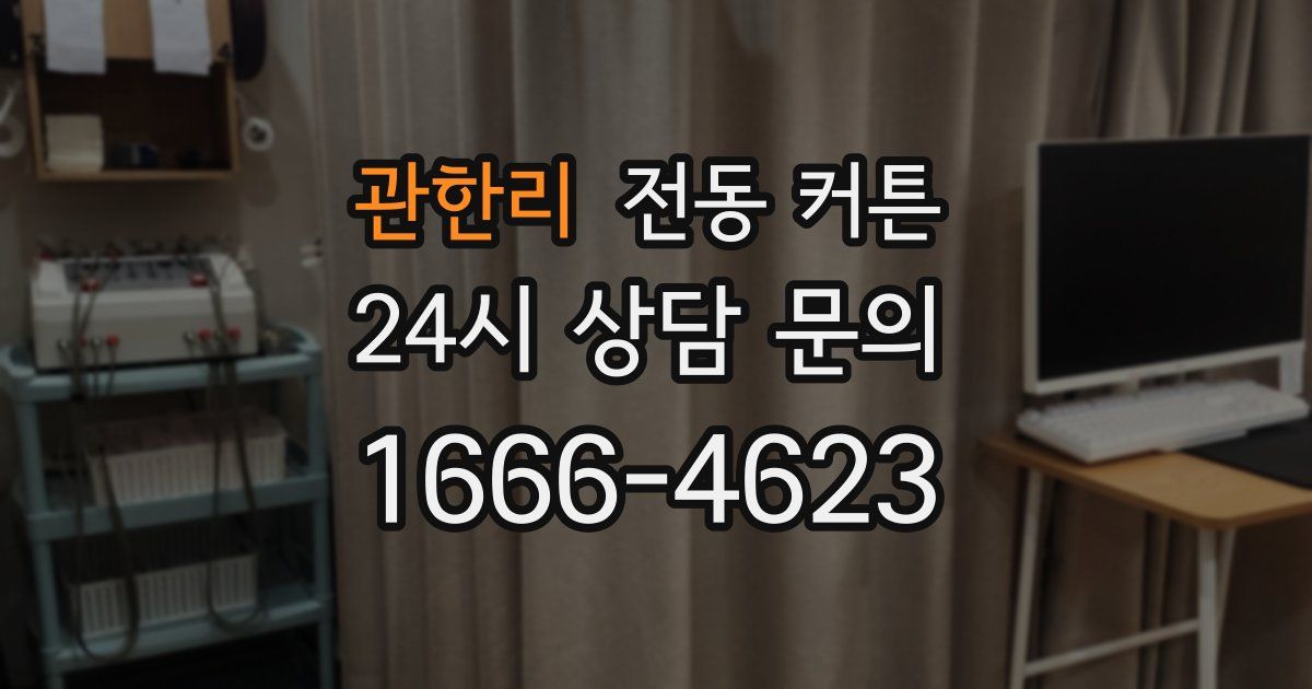 관한리 전동 커튼