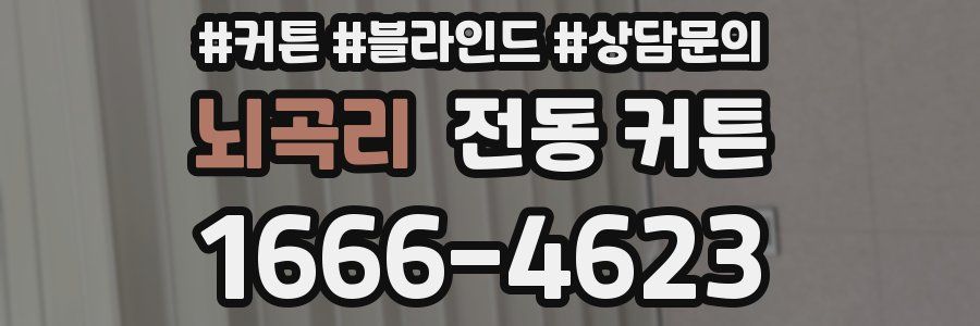 뇌곡리 전동 커튼