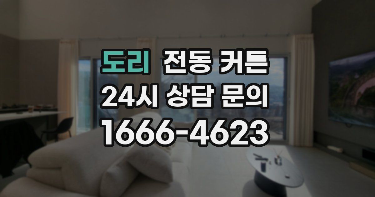 도리 전동 커튼