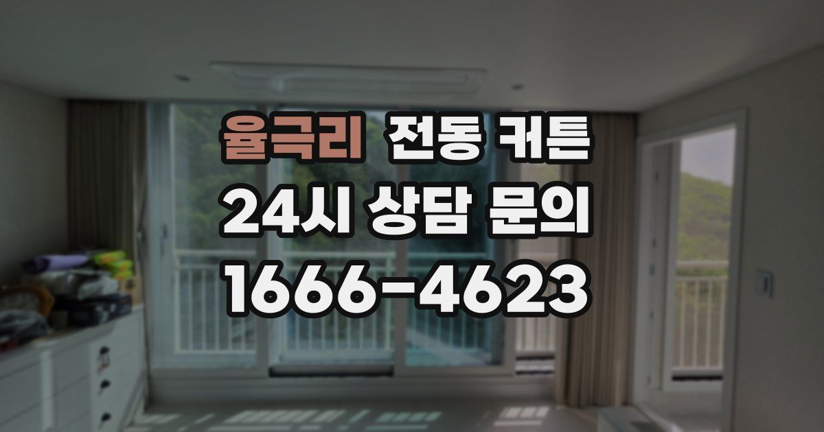 율극리 전동 커튼