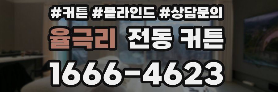 율극리 전동 커튼