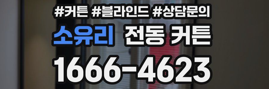소유리 전동 커튼