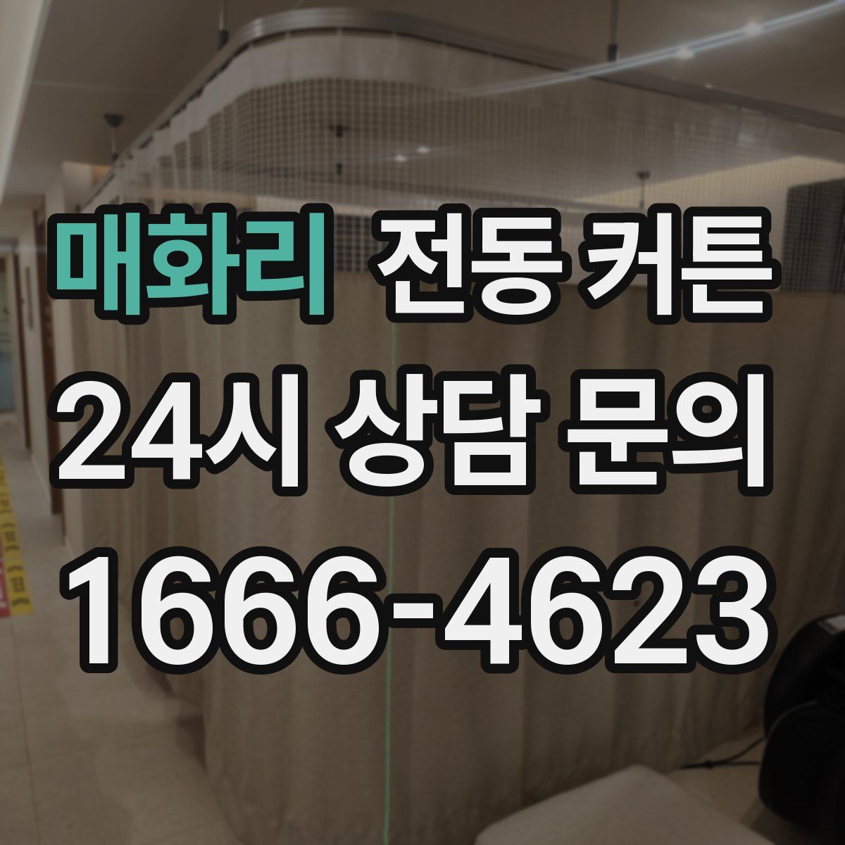 매화리 전동 커튼
