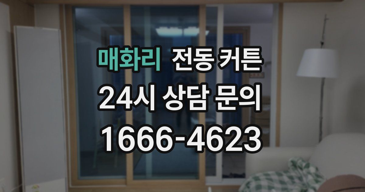 매화리 전동 커튼