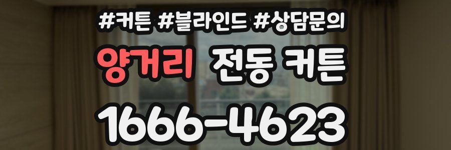 양거리 전동 커튼