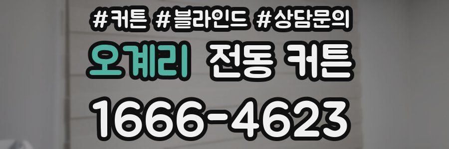 오계리 전동 커튼