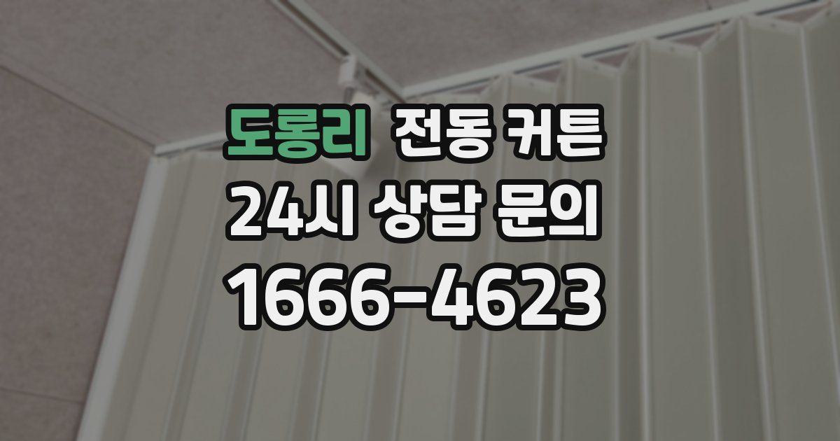 도롱리 전동 커튼