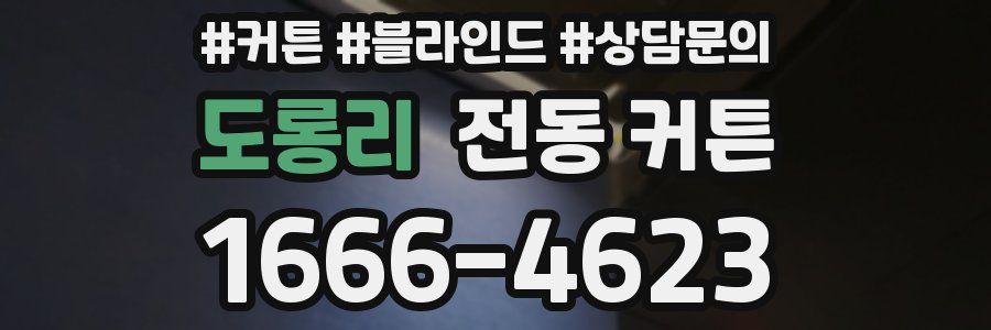 도롱리 전동 커튼