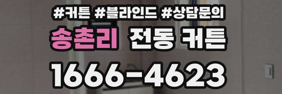 송촌리 전동 커튼