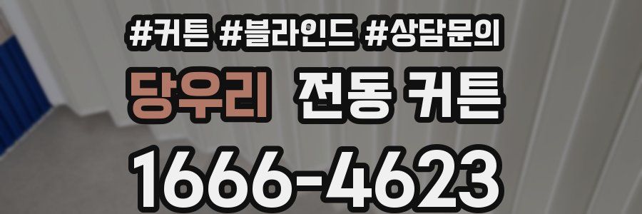 당우리 전동 커튼