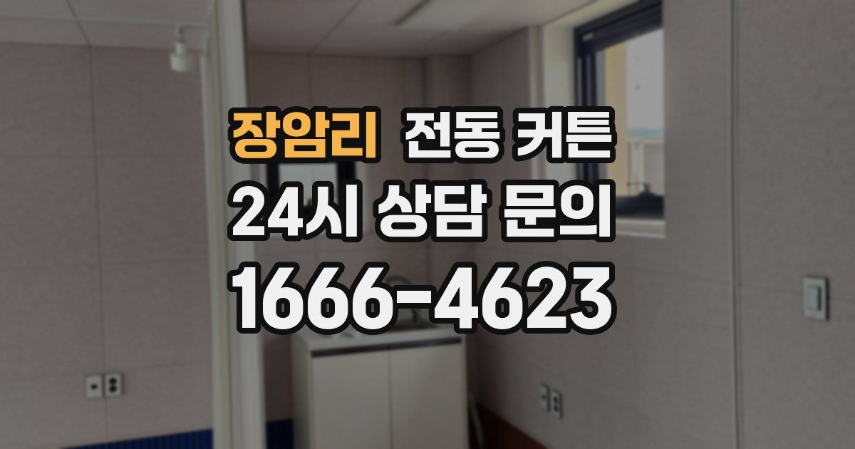 장암리 전동 커튼