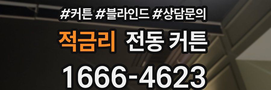적금리 전동 커튼